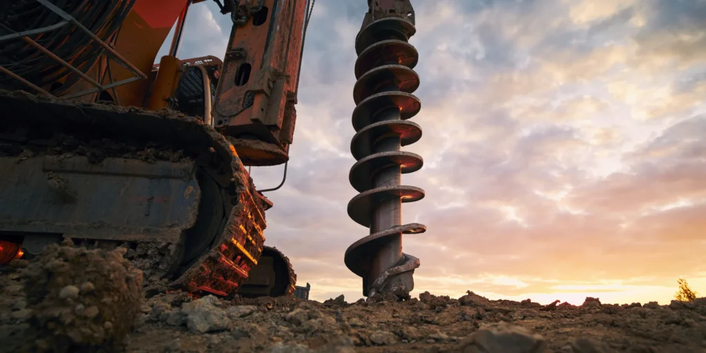 איך מבצעים קידוח כלונסאות